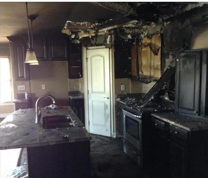 cook fire went awol in kitchen